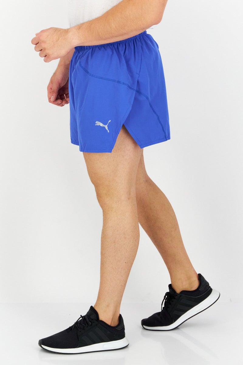 PUMA شورتات جري رياضية للرجال، زرقاء - Image 4